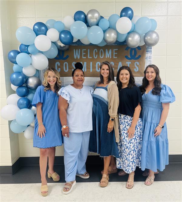 The 2024-2025 Cosmic Cat homeroom teachers.